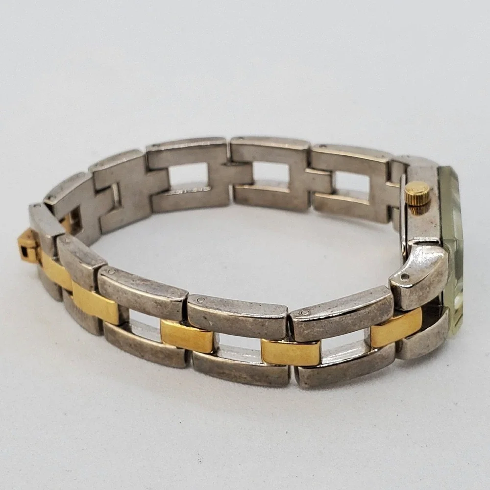Liz Claiborne‎ Women's Watch 18MM Gray Dial Gray Gold Bracelet 5.75